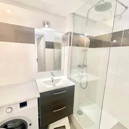 Secteur Seaquarium - 6 Pers Climatise Rdc, 1 - Grande Terrasse Apartament *